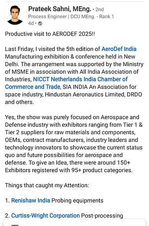 Exhibitor Feedback